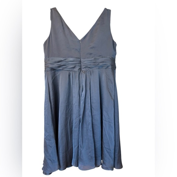 Adrianna Papel Occasions Steel Cobalt Blue Lilianna Plus Dress Flower Belt 16/18 - Picture 4 of 7